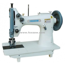 Double Needle Top and Bottom Feed Lockstitch Moccasin Machine for Extra Heavy Duty