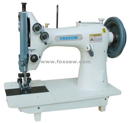 Double Needle Top and Bottom Feed Lockstitch Moccasin Machine for Extra Heavy Duty