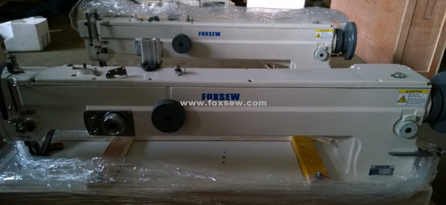 Long Arm Top And Bottom Feed Zigzag Sewing Machine Manufacturer 3523