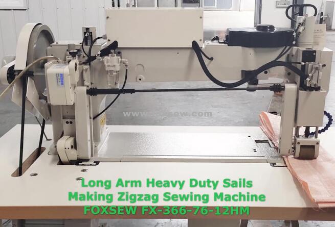 Long Arm Heavy Duty Sail Maker Zigzag Sewing Machine Foxsew 7569