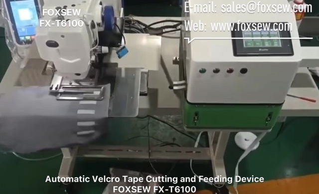 Automatic Velcro Tape Cutting and Feeding Machine