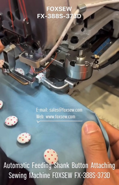 Automatic Shank Button Attaching Sewing Machine