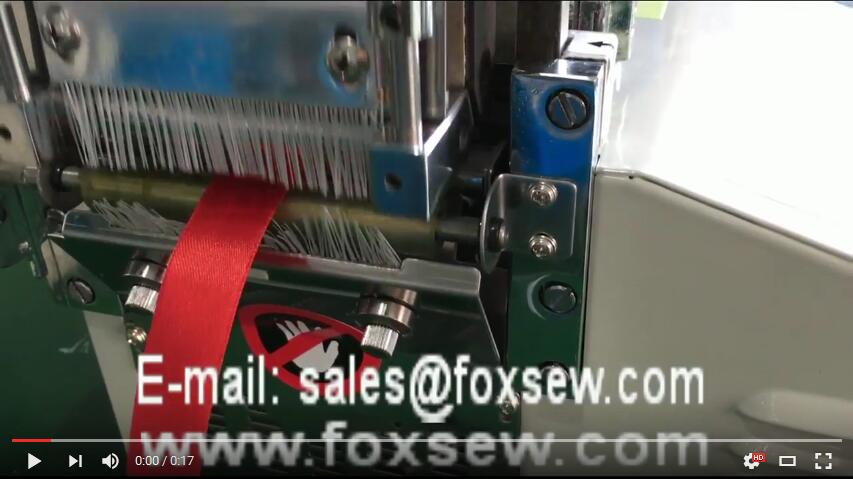 Automatic Satin Ribbon Cutting Machine Hot Knife with Sealed Ending 