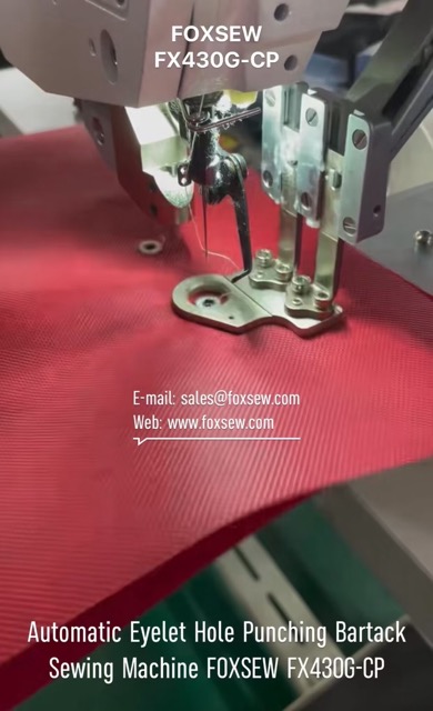 Automatic Eyelet Hole Punching Bartack Sewing Machine