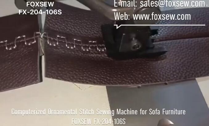 Computerized Ornamental Stitch Sewing Machine for Sofa Furniture