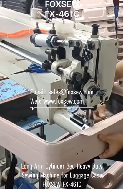 Long Arm Cylinder Bed Heavy Duty Sewing Machine for Luggage Case