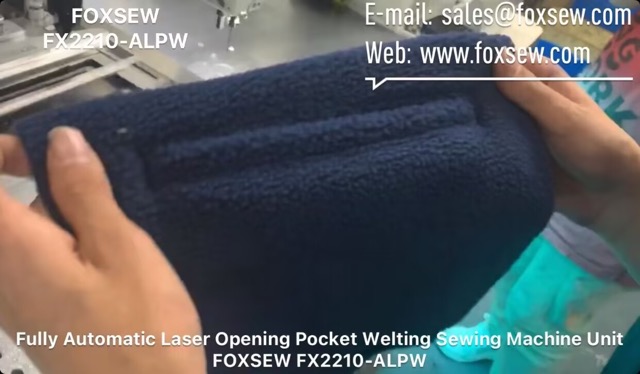 Fully Automatic Laser Pocket Welting Sewing Machine