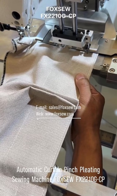 Automatic Curtain Pinch Pleating Sewing Machine