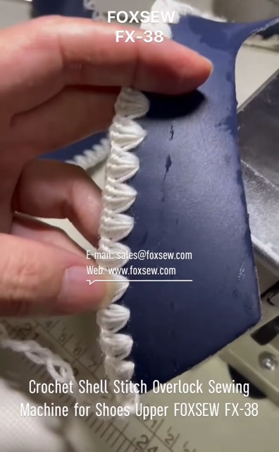 Crochet Shell Stitch Overlock Sewing Machine for Shoes