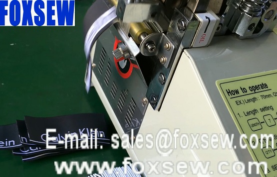 Automatic Hot Knife Elastic Cutter Machine