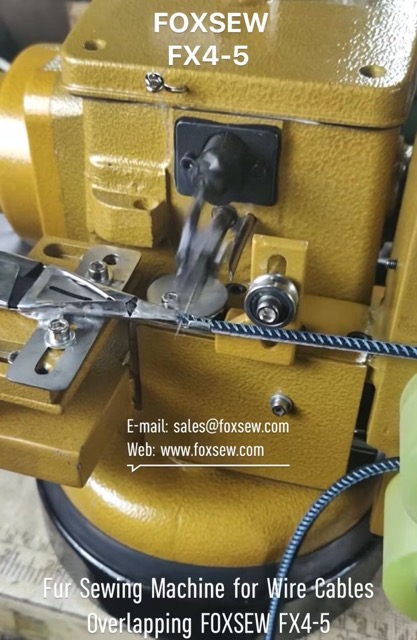 Fur Sewing Machine for Wire Cables Overlapping