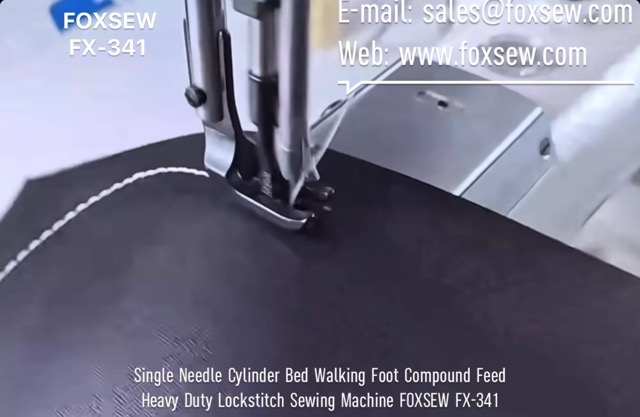 Cylinder Bed Walking Foot Compound Feed Heavy Duty Lockstitch Sewing Machine