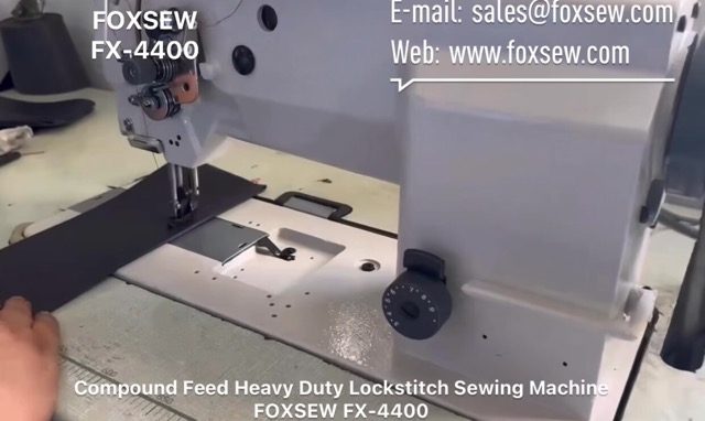 Compound Feed Heavy Duty Lockstitch Sewing Machine