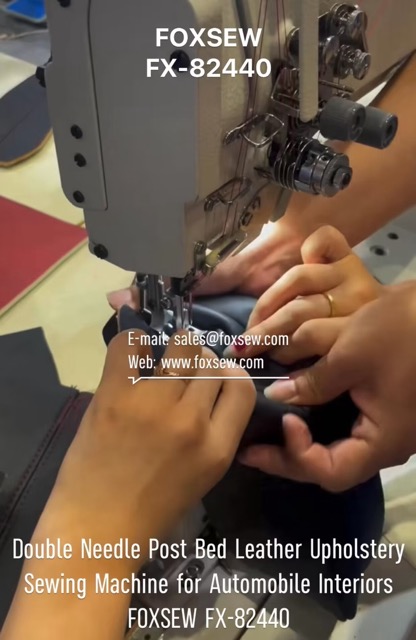 Double Needle Post Bed Upholstery Sewing Machine for Automotive Interior