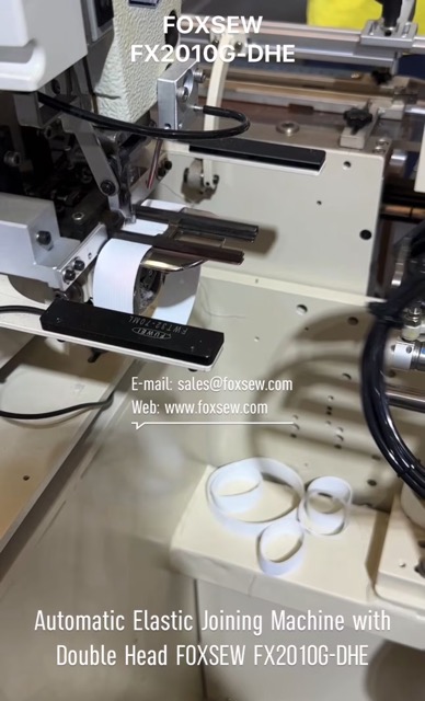 Automatic Elastic Joining Sewing Machine with Double Head