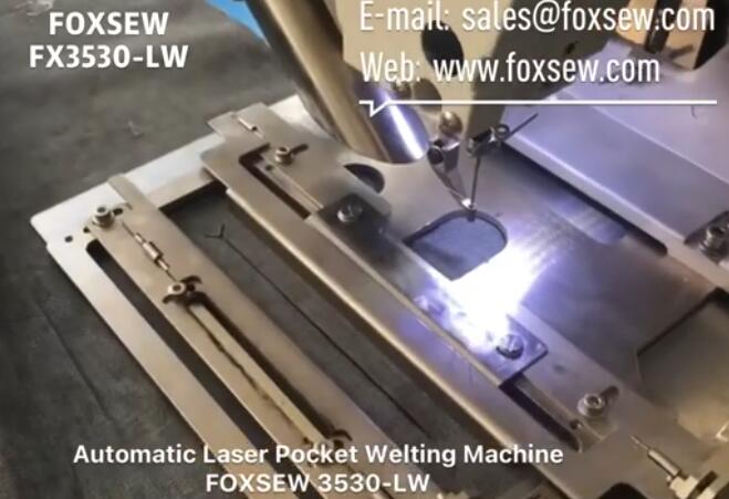 Automatic Laser Pocket Welt Machine