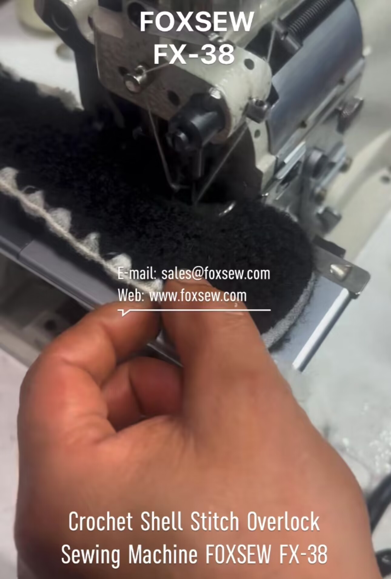 Crochet Shell Stitch Overlock Sewing Machine