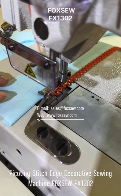 Picoting Stitch Edge Decorative Sewing Machine