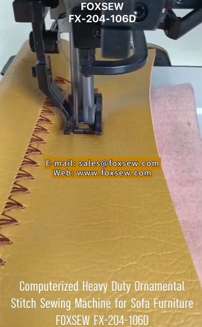 Computerized Heavy Duty Ornamental Stitch Sewing Machine for Sofa Furniture