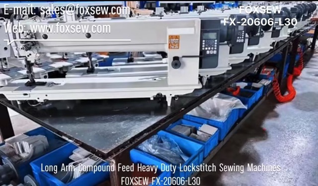 Long Arm Compound Feed Heavy Duty Lockstitch Sewing Machines