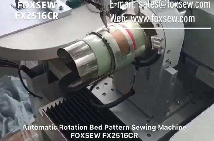 Automatic Rotation Cylinder Bed Pattern Sewing Machine for Shoes