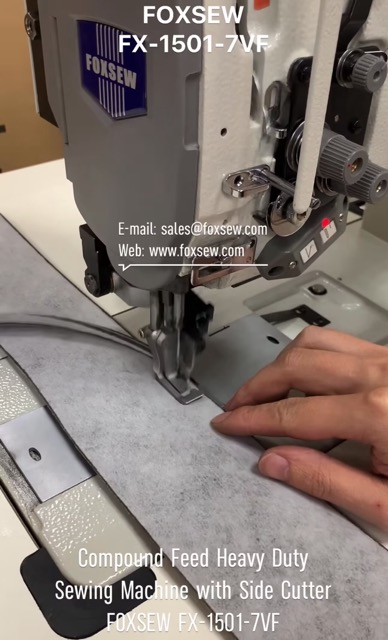 Compound Feed Heavy Duty Sewing Machine with Side Cutter