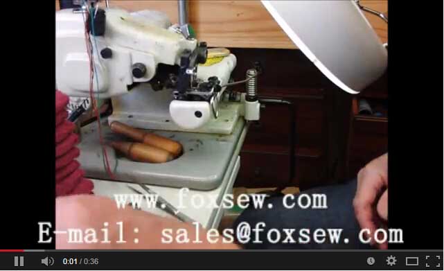 Blind Stitch Glove Cuff Sewing Machine