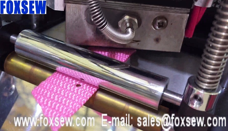 Automatic Angle Ribbon Cutter with Punching Hole 