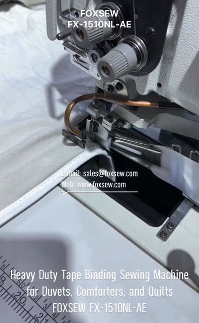 Heavy Duty Tape Binding Sewing Machine for Duvets and Comforters