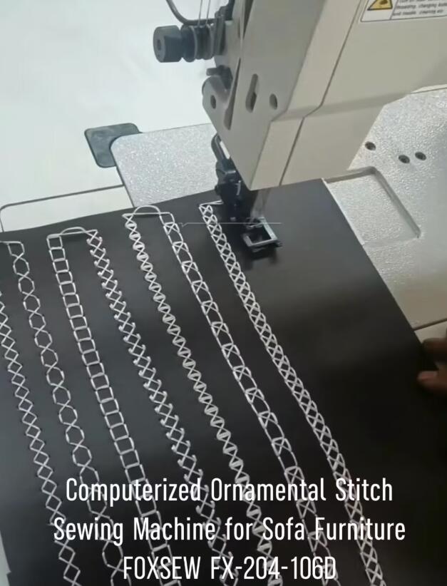 Computerized Ornamental Stitch Sewing Machine for Sofa Furniture