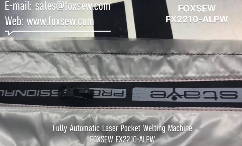 Fully Automatic Laser Pocket Welting Machine with Zipper