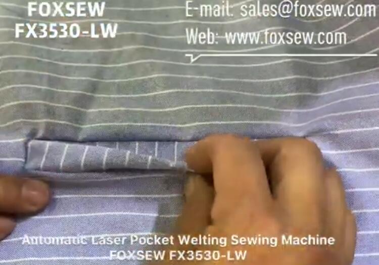 Automatic Laser Pocket Welt Sewing Machine