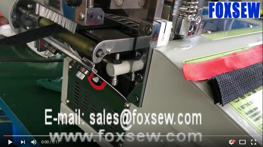 Automatic Bevel and Straight Ribbon Tape Cutter