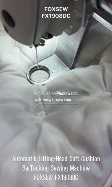 Automatic Lifting Head Soft Cushion Bartacking Sewing Machine