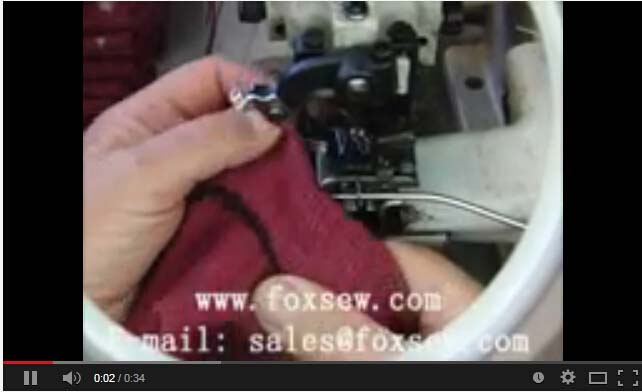 Glove Cuff Blind Stitch Sewing Machine