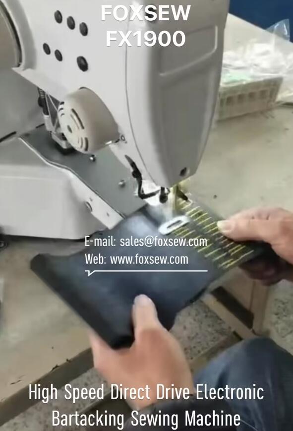 High Speed Direct Drive Electronic Bartacking Sewing Machine