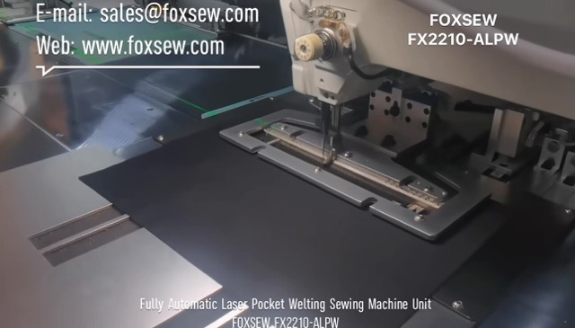 Fully Automatic Laser Pocket Welting Sewing Machine Unit