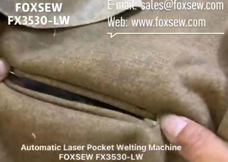 Automatic Laser Pocket Welting Sewing Machine