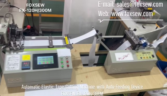 Automatic Elastic Tape Cutting Machine with Auto-Feeding Device