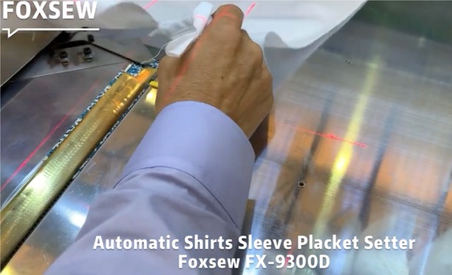 Automatic Sleeve Placket Setter Sewing Unit