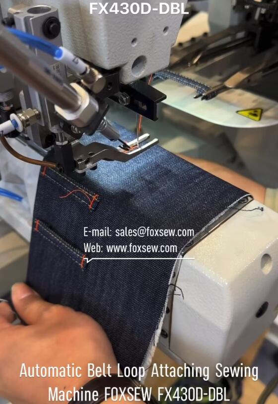 Automatic Beltloop Attaching Sewing Machine