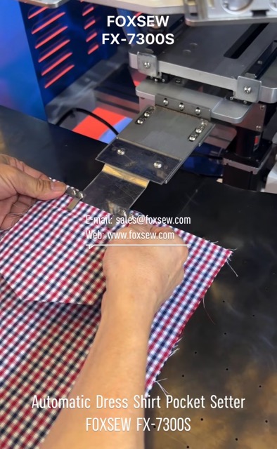 Automatic Dress Shirt Pocket Setter