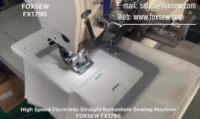 High Speed Electronic Straight Buttonhole Sewing Machine