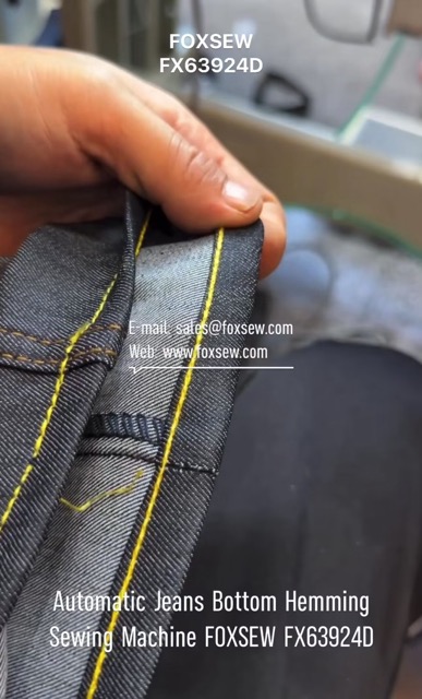 Automatic Jeans Bottom Hemming Sewing Machine