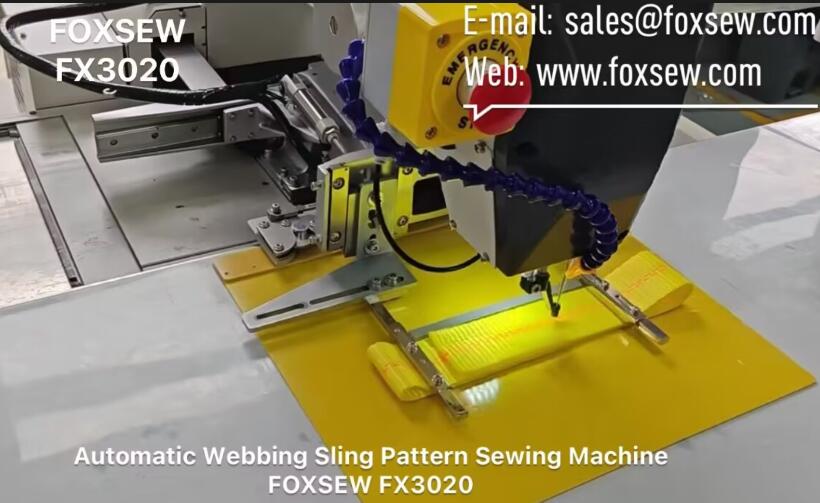 Automatic Heavy Duty Webbing Sling Pattern Sewing Machine