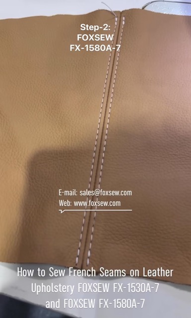 How to Sew Double Top Stitch on Leather Upholstery for Sofas and Cars